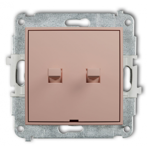 KARLIK MINI Łącznik pódwójny świecznikowy w stylu amerykańskim łososiowy 62MWPUS-2 - przechwytywanie[300].png